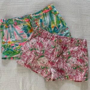 2 pairs kids Lilly Pulitzer Shorts
